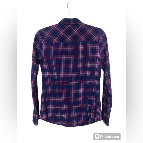 J. Crew Factory Long Sleeve Plaid Button Shirt Fitted Lightweight Cotton - Picture 2 of 9